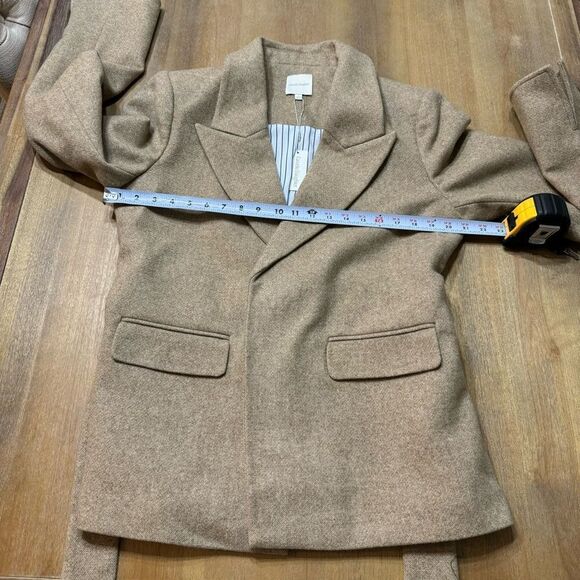 Favorite Daughter Adrienne Belted Jacket Tan Large - Picture 6 of 15